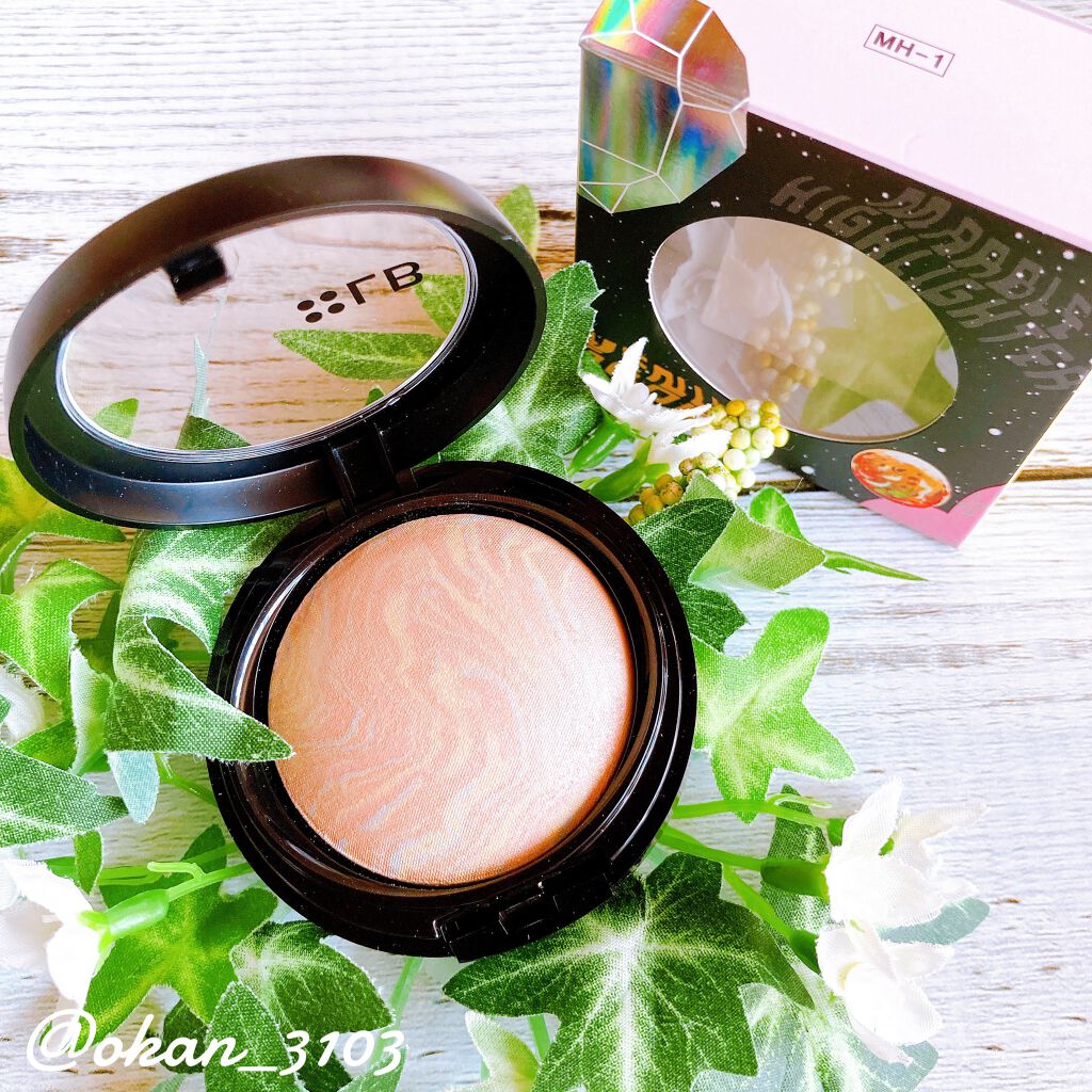 マーブルハイライター/LB/パウダーチークを使ったクチコミ（1枚目）