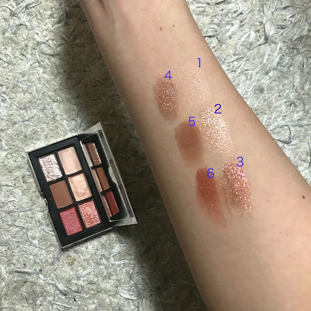 ナーズイスト ウォンテッド ミニアイシャドーパレット/NARS/アイシャドウパレットを使ったクチコミ(2枚目)