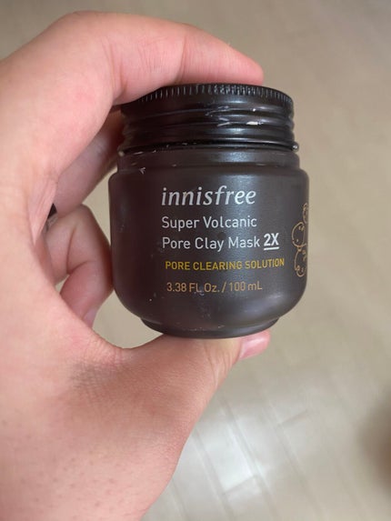 スーパーヴォルカニック ポア クレイマスク/innisfree/洗い流すパック・マスクを使ったクチコミ(1枚目)