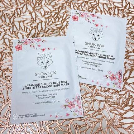 桜&ホワイトティー スムージング マスク/SNOW FOX SKINCARE/シートマスク・パックを使ったクチコミ(1枚目)
