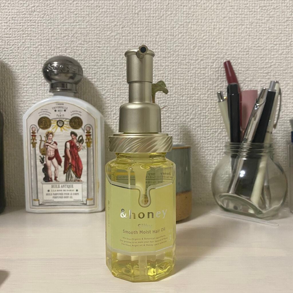 シルキー スムースモイスチャー ヘアオイル 3.0/&honey/ヘアオイルを使ったクチコミ(1枚目)