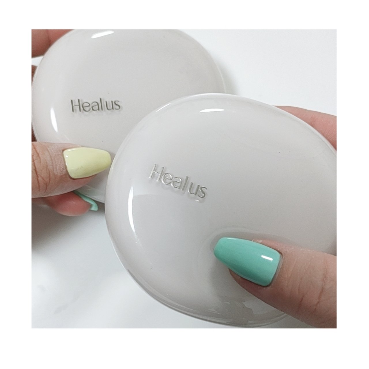 ブリージンググロークッション/Healus/クッションファンデーションを使ったクチコミ（1枚目）