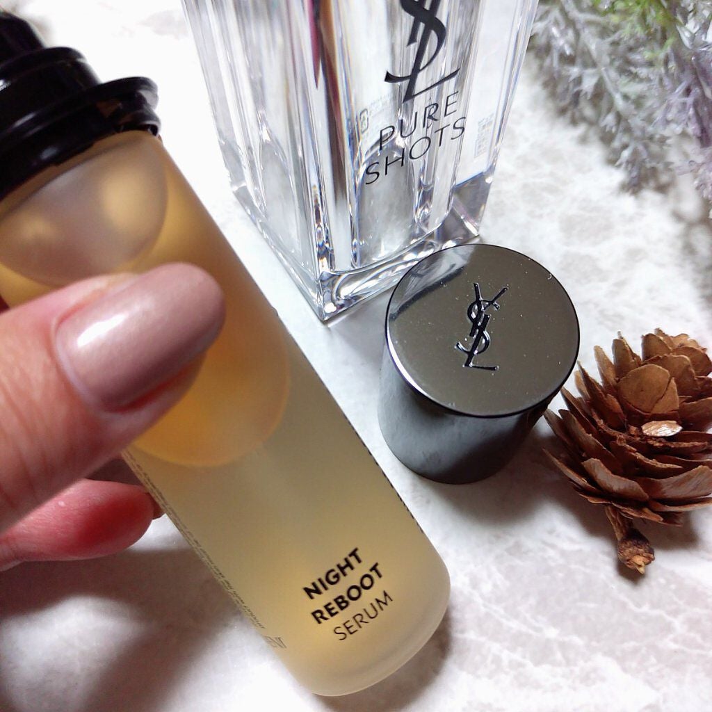 ピュアショット ナイト リチャージセラム/YVES SAINT LAURENT BEAUTE/美容液を使ったクチコミ(2枚目)