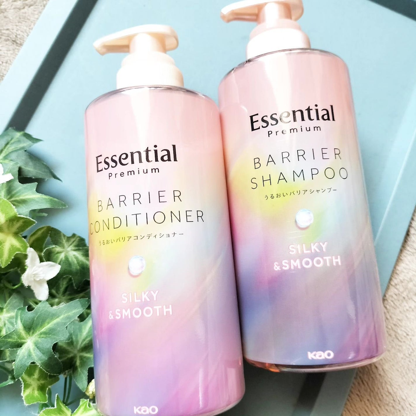 エッセンシャルプレミアム バリアシャンプー・コンディショナー シルキー&スムース/エッセンシャル/市販シャンプーを使ったクチコミ(1枚目)