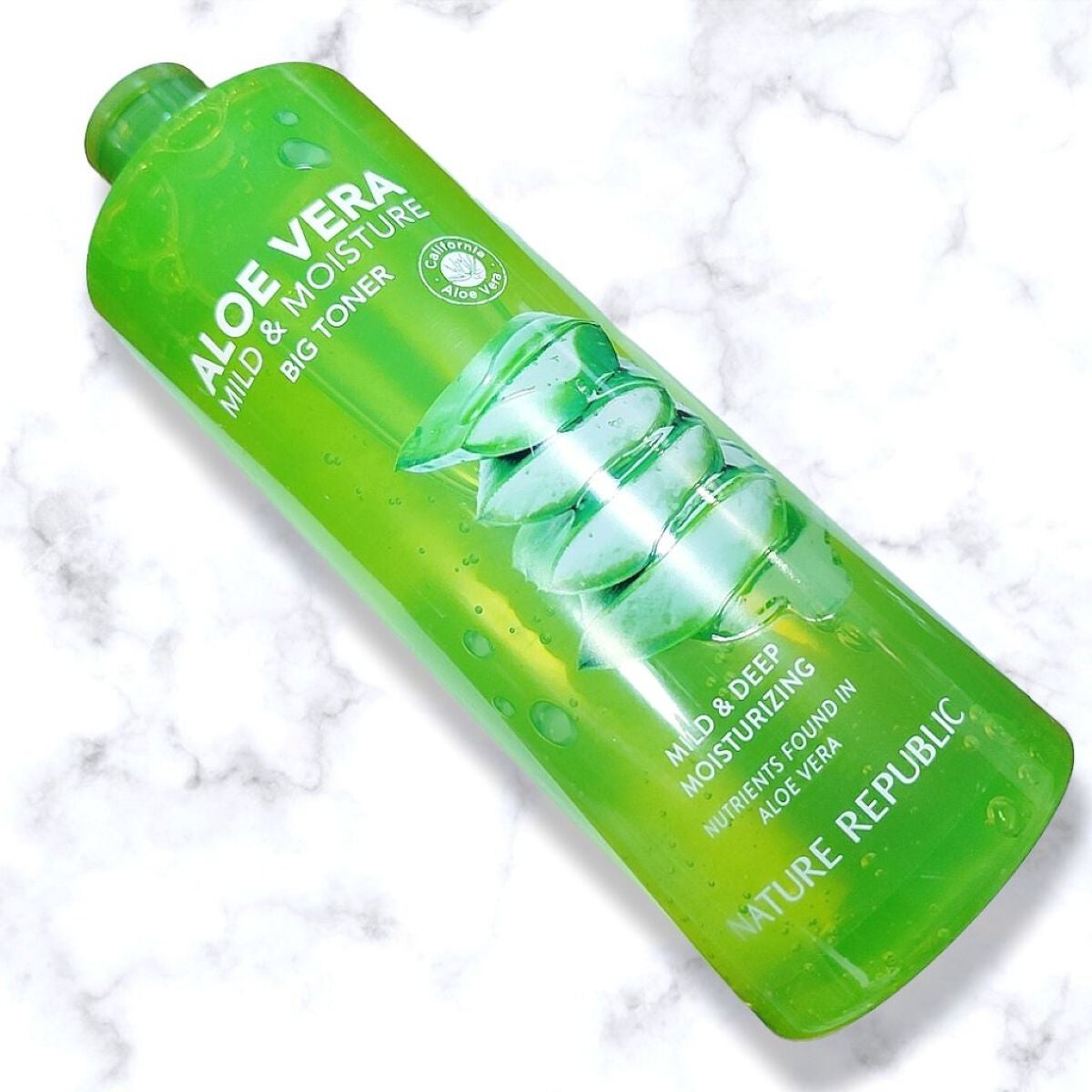 マイルド&モイスチャー アロエビッグトナー/ネイチャーリパブリック/化粧水を使ったクチコミ(4枚目)