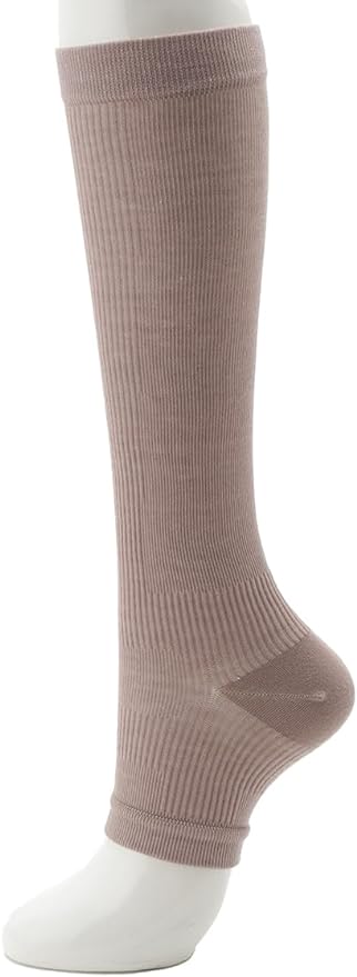 着圧キュアソックス ピンクベージュ