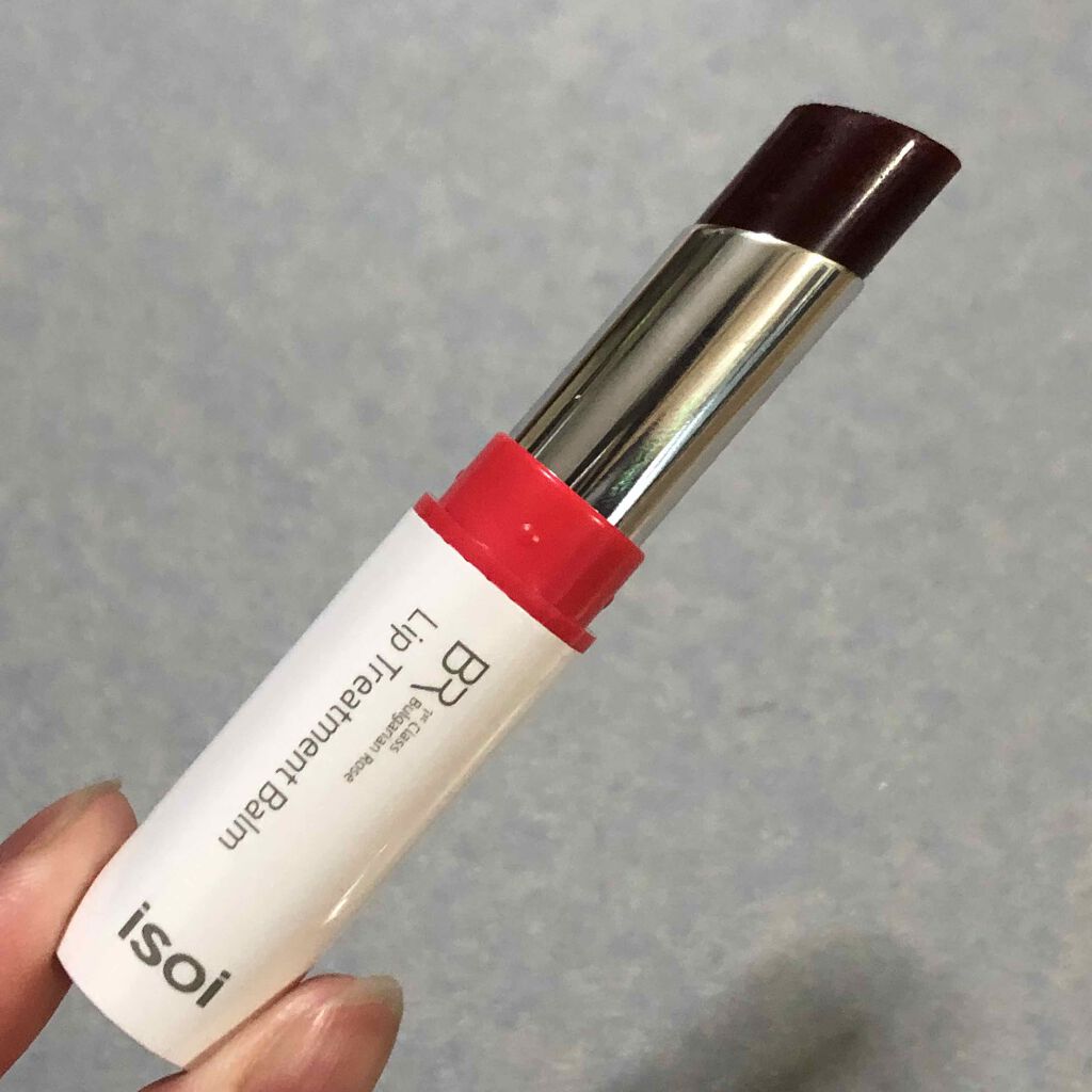 リップトリートメントバーム ピュアレッド/ISOI/リップバームを使ったクチコミ（3枚目）