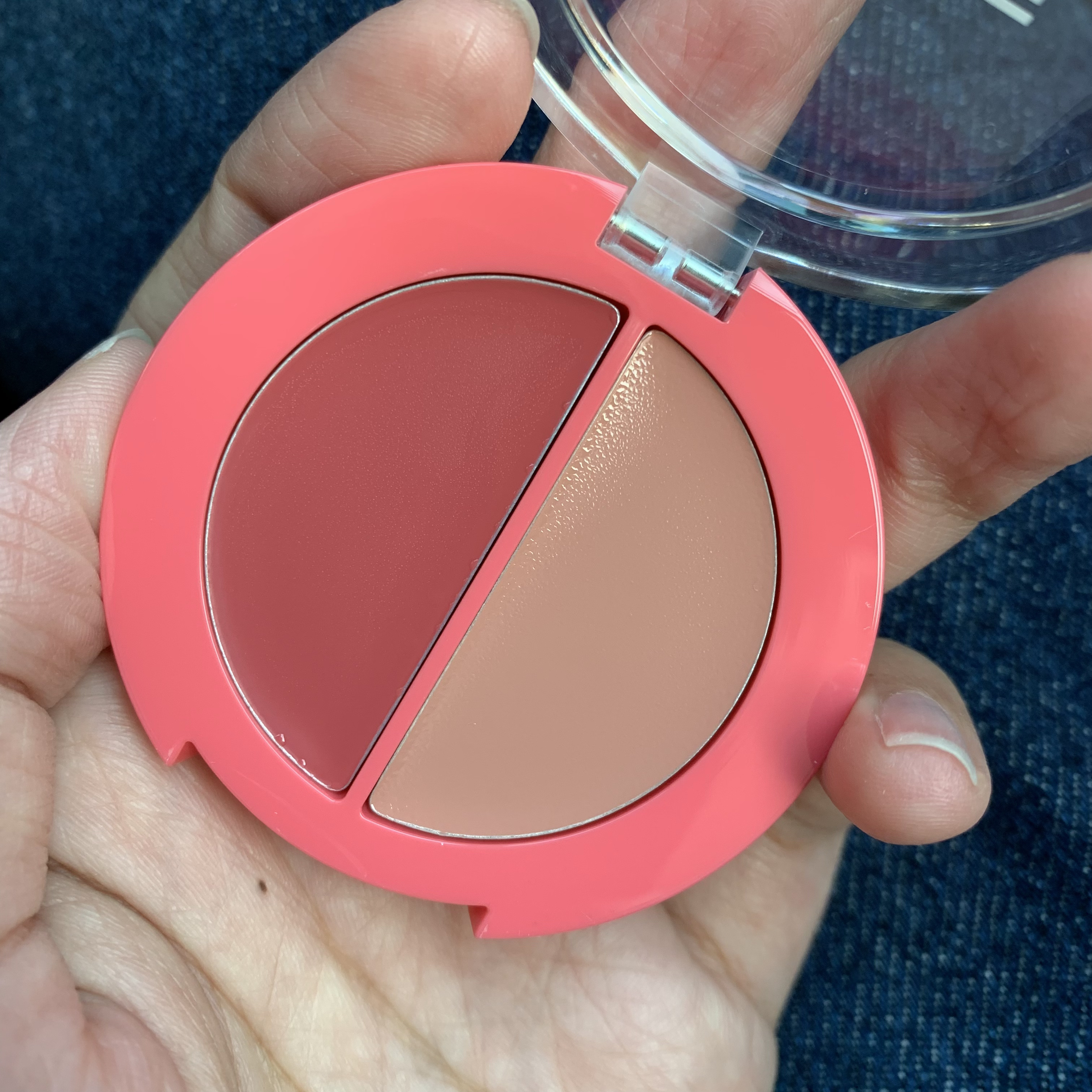 リップ＆チークヘルシーバーム 05 フィグバーム/AMUSE/ジェル・クリームチークを使ったクチコミ（2枚目）