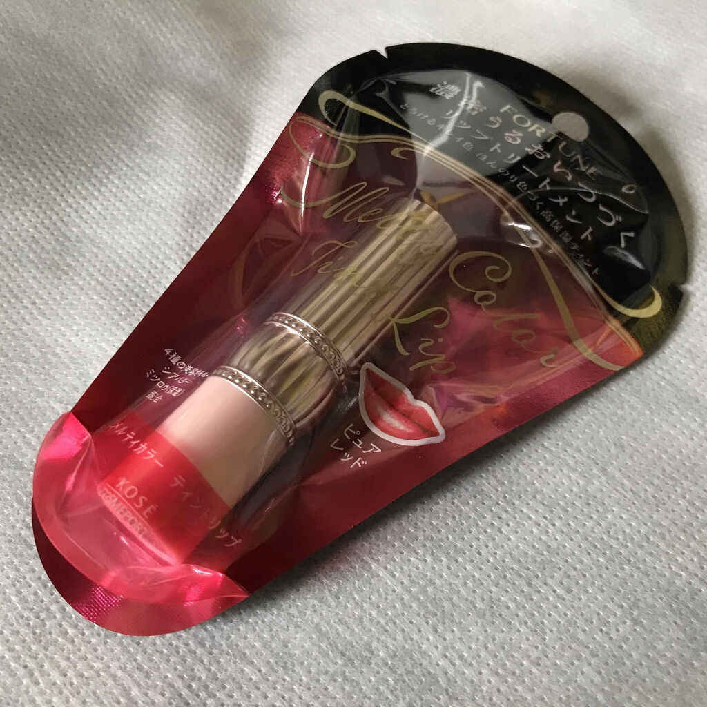 メルティカラー ティントリップ/フォーチュン/リップティントを使ったクチコミ（1枚目）