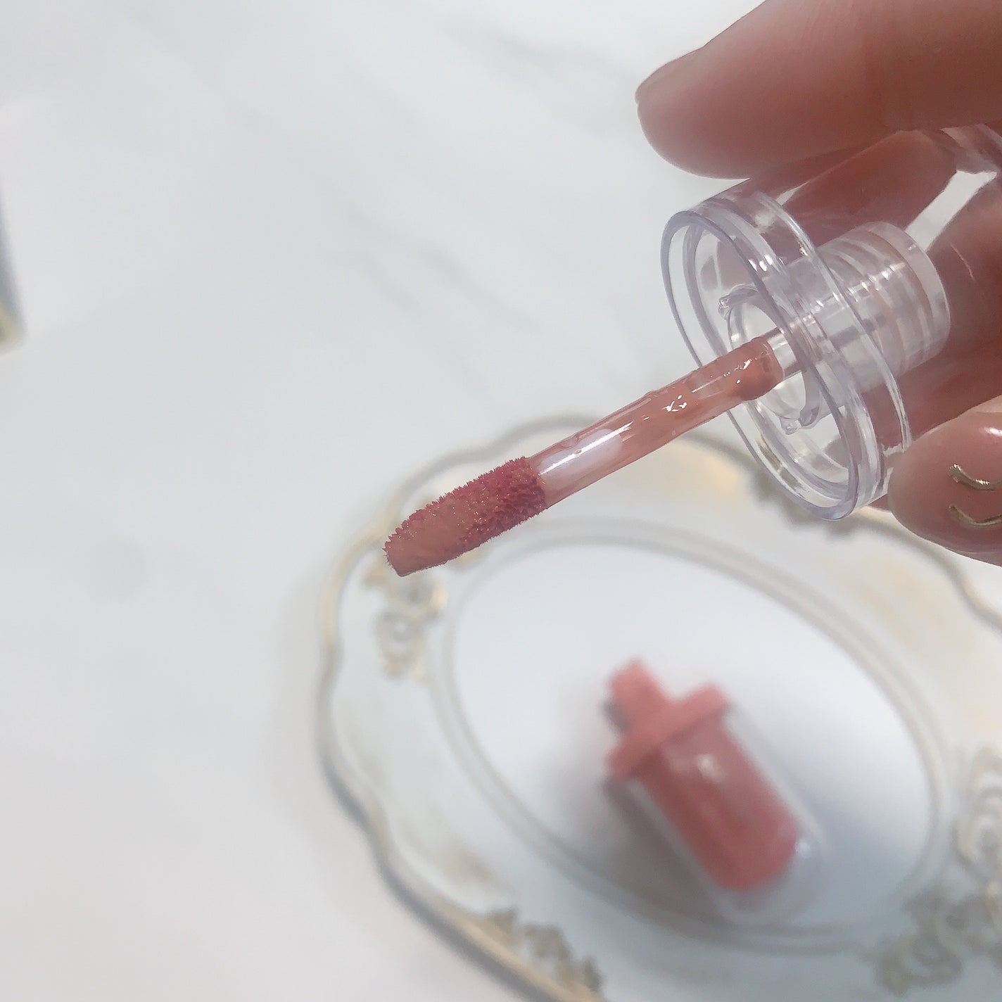 ジェルフィットティント/AMUSE/リップティントを使ったクチコミ(6枚目)