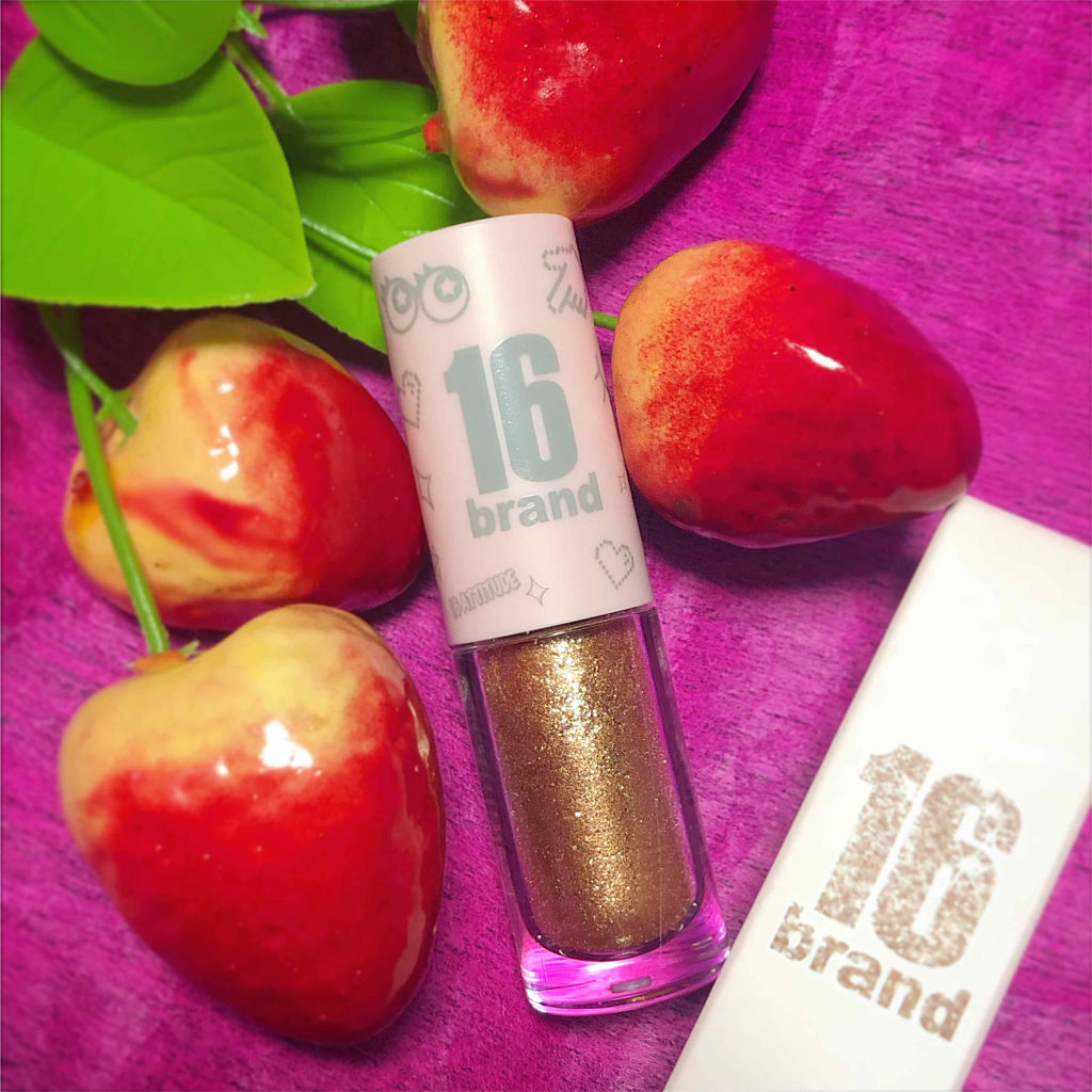 CANDYROCK SUGARPARTY/16BRAND/リキッドアイシャドウを使ったクチコミ（1枚目）