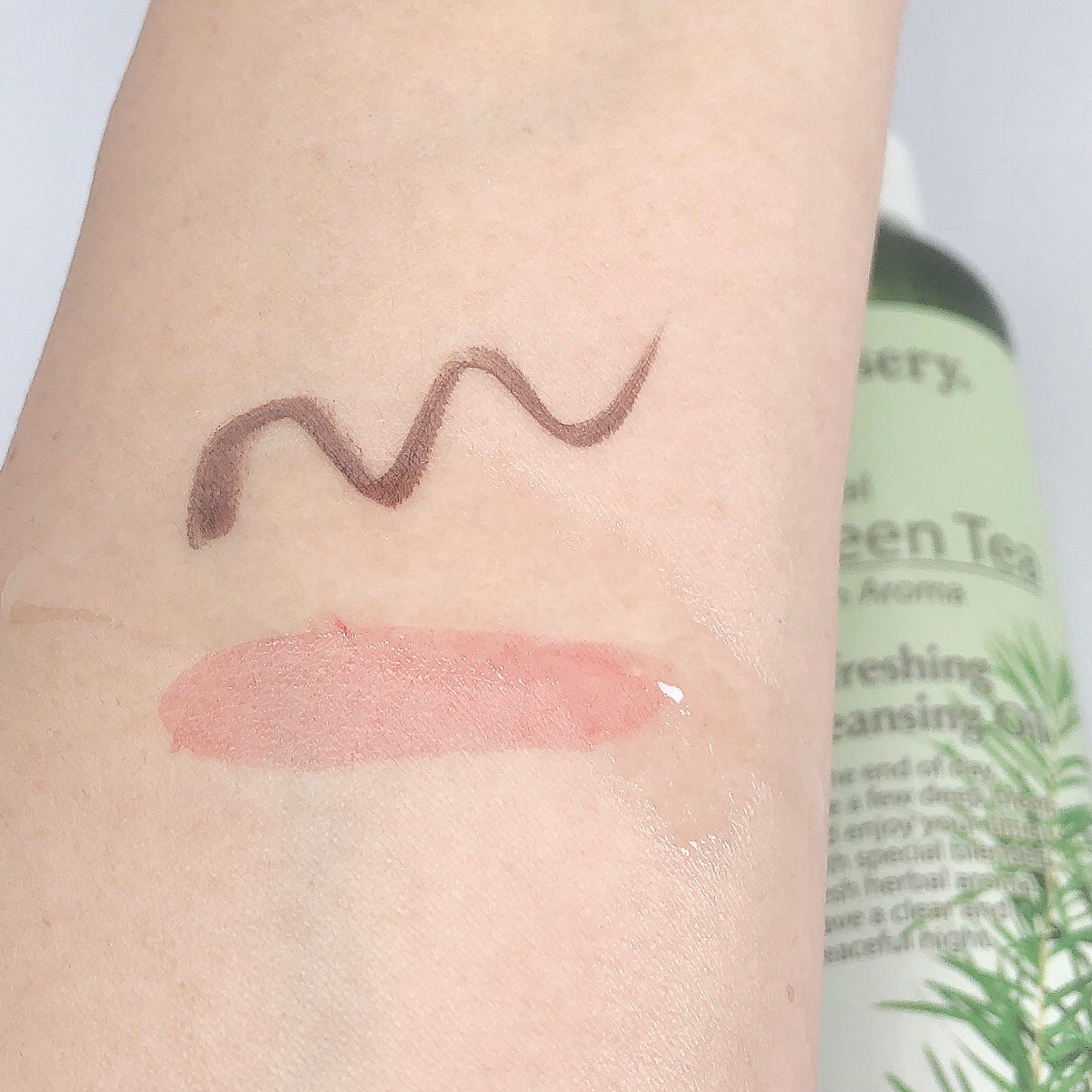 リフレッシングクレンジングオイル ハーバルグリーンティー/Nursery(ナーセリー)/オイルクレンジングを使ったクチコミ(3枚目)