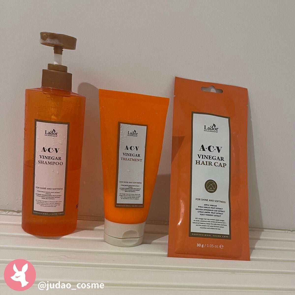 ACV VINEGAR HAIR CAP /La'dor/アウトバストリートメントを使ったクチコミ(1枚目)