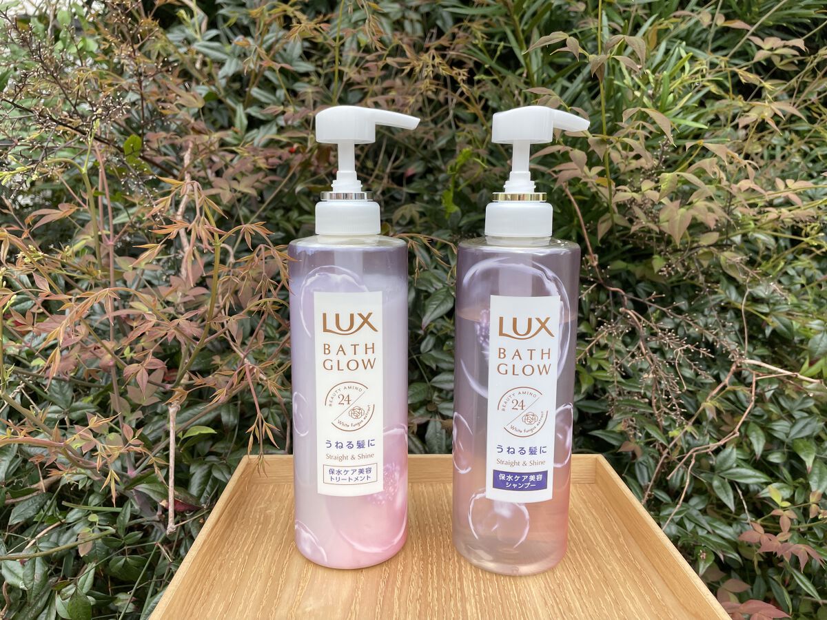 バスグロウ ストレート&シャイン シャンプー/トリートメント/LUX/市販シャンプーを使ったクチコミ（1枚目）