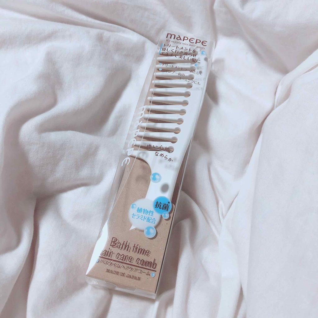 バスタイムヘアケアコーム/マペペ/ヘアコームを使ったクチコミ（1枚目）
