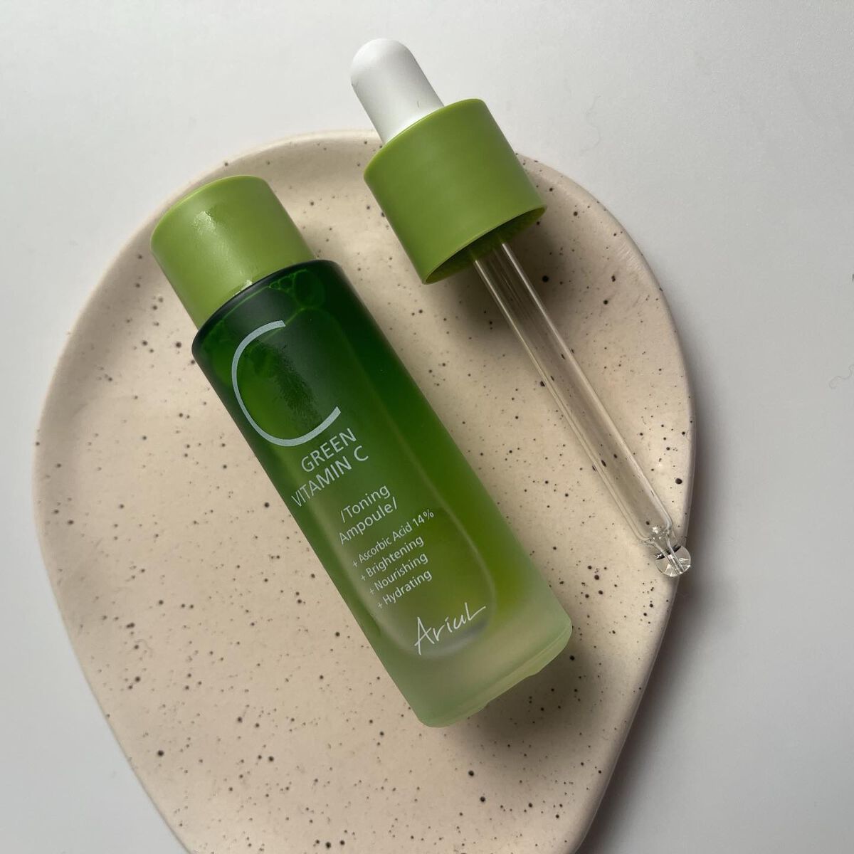 アリウル グリーンビタミンC トーニングセラム(アンプル)/Ariul/美容液を使ったクチコミ(3枚目)