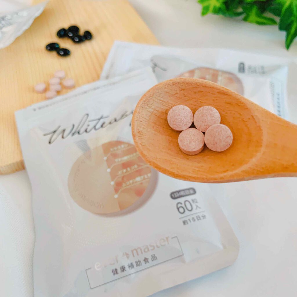 Whiteasy L-シスチン・ビタミンE含有加工食品/合一製薬/美容サプリメントを使ったクチコミ（2枚目）