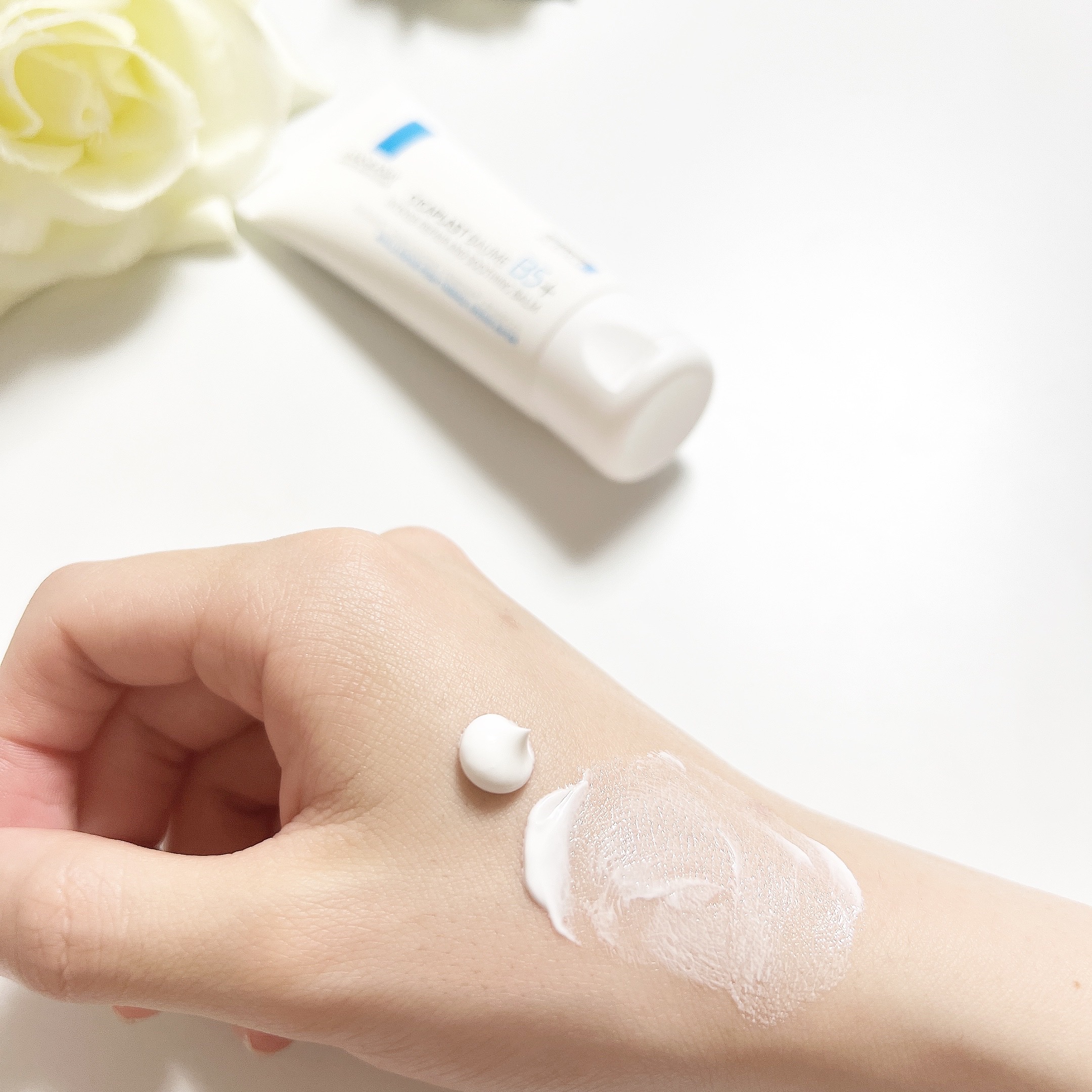 シカプラスト リペアクリーム B5+	/ラ ロッシュ ポゼ/フェイスクリームを使ったクチコミ（3枚目）