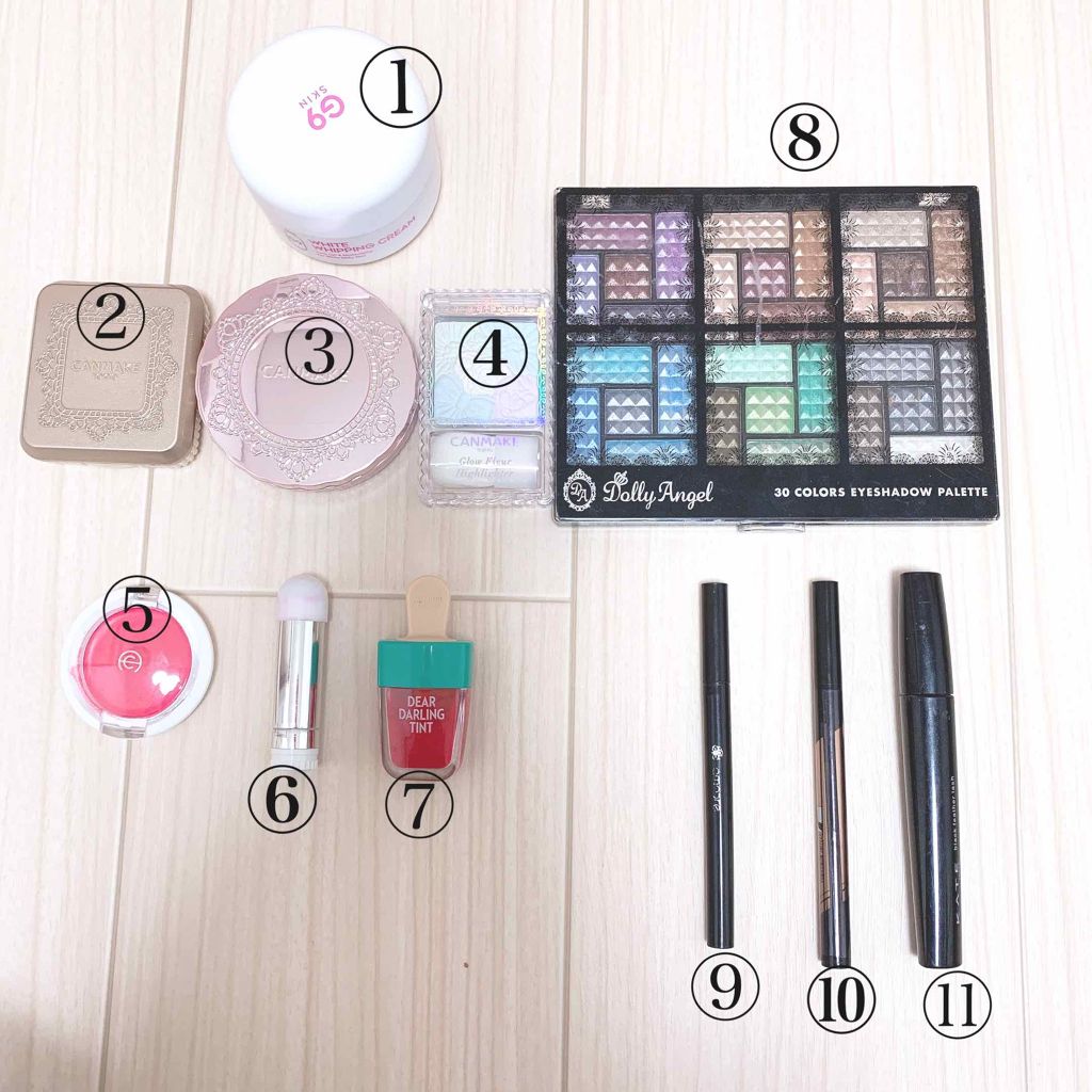 30COLORSEYESHADOWPALETTE/Dolly Angel/アイシャドウパレットを使ったクチコミ（2枚目）