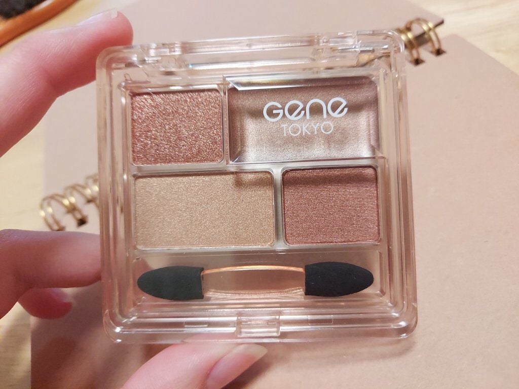 リラクシーアイシャドウ/GENE TOKYO/アイシャドウパレットを使ったクチコミ(1枚目)