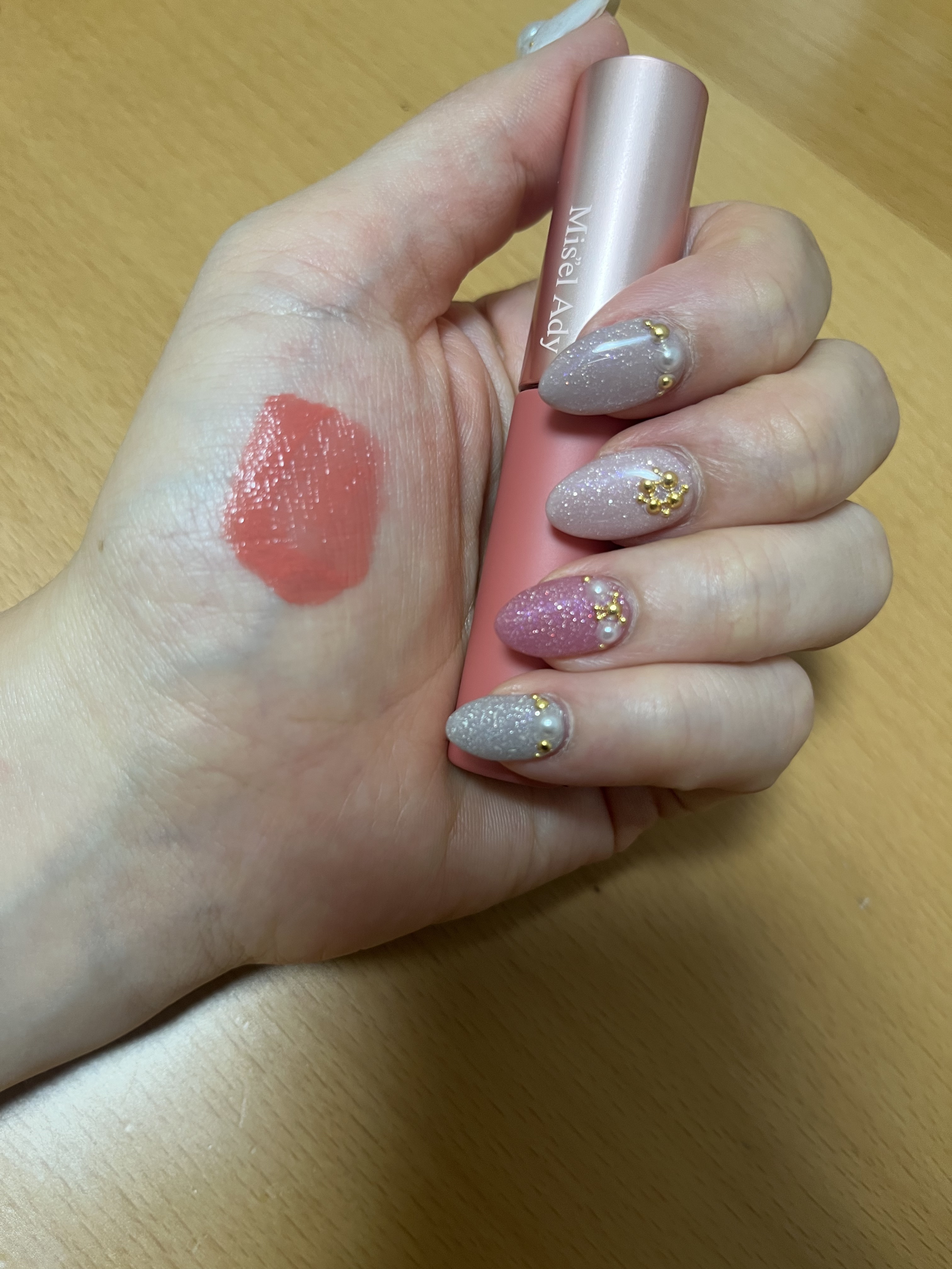 ウォータリーリップティント マット 02 ブライトピンク/ミゼルエディ/リップティントを使ったクチコミ（3枚目）