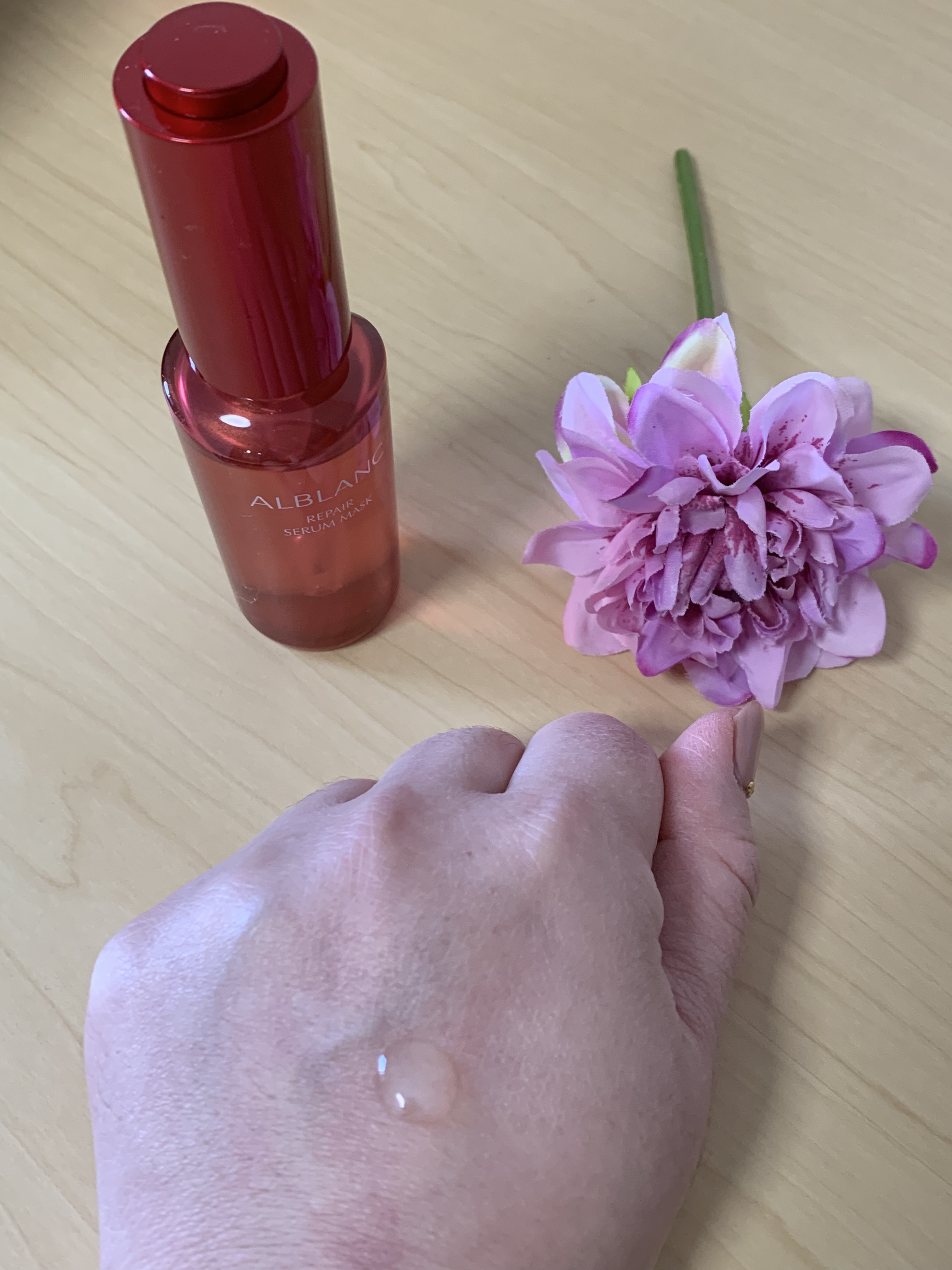リペア セラムマスク/ALBLANC/美容液を使ったクチコミ（3枚目）