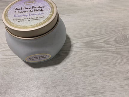 フェイスポリッシャー リラクシング(ラベンダー)/SABON/スクラブ・ゴマージュを使ったクチコミ(1枚目)