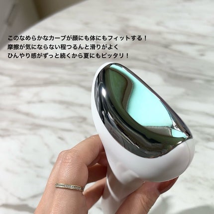 fillimilli クーリング冷感マッサージ器のクチコミ「フェイス・ボディラインすっきり魅せ👠✨️
ひんやり感が続くプチプラマッサージ器🧊
fill.....」(3枚目)