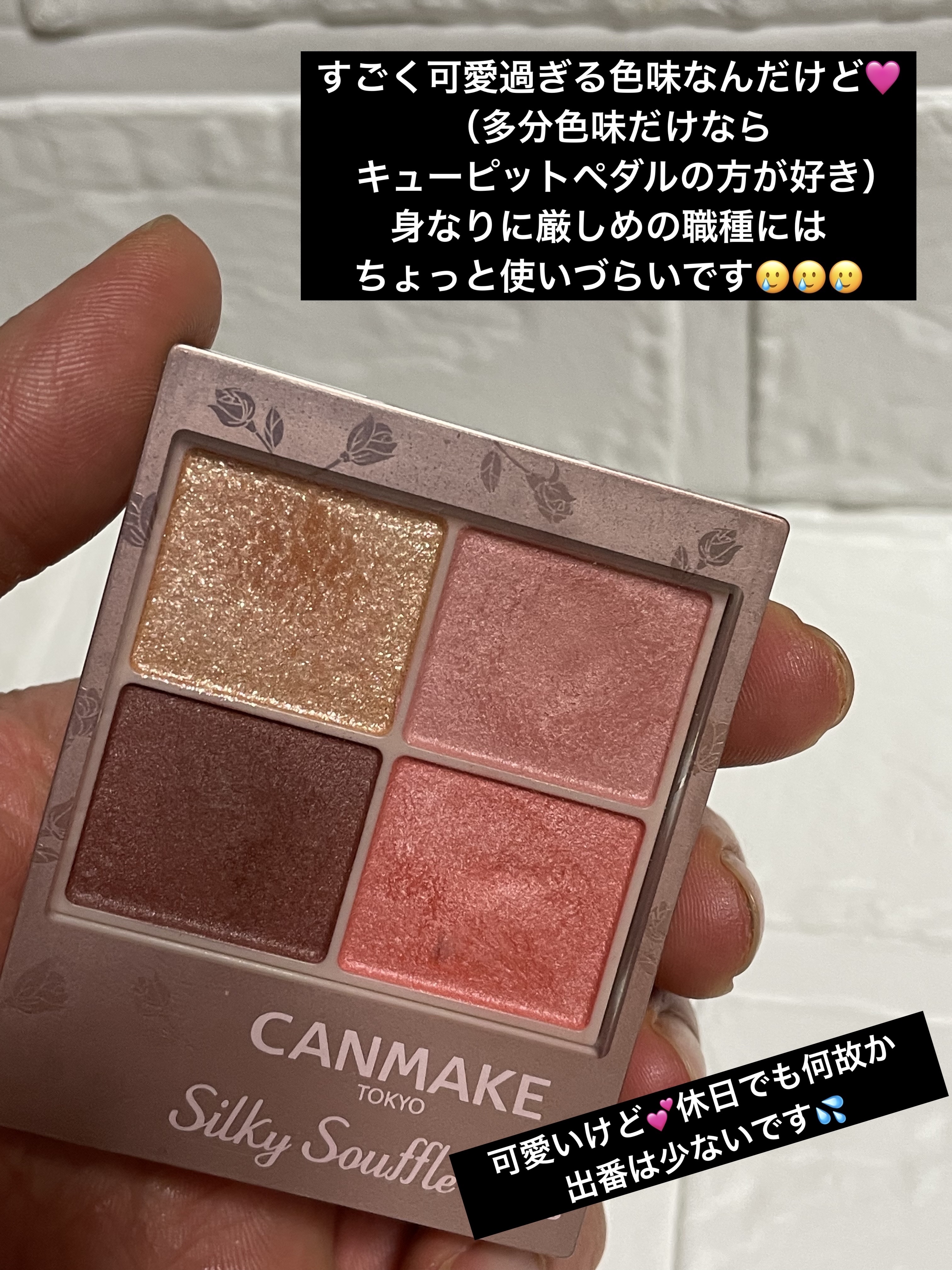 シルキースフレアイズ（マットタイプ）/キャンメイク/アイシャドウパレットを使ったクチコミ（2枚目）