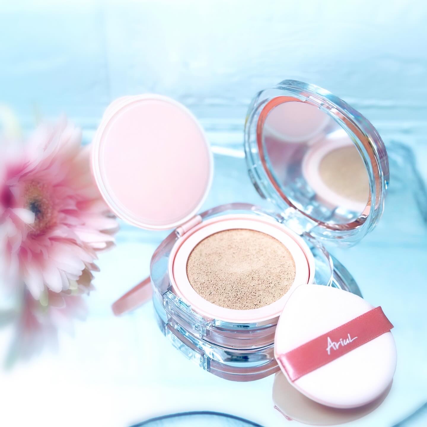 アリウル インクフェザーカバーラスティングクッション/Ariul/クッションファンデーションを使ったクチコミ（3枚目）