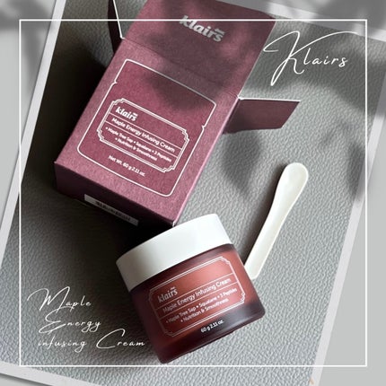 メープルエナジーインフュージングクリーム/Klairs/フェイスクリームを使ったクチコミ(1枚目)