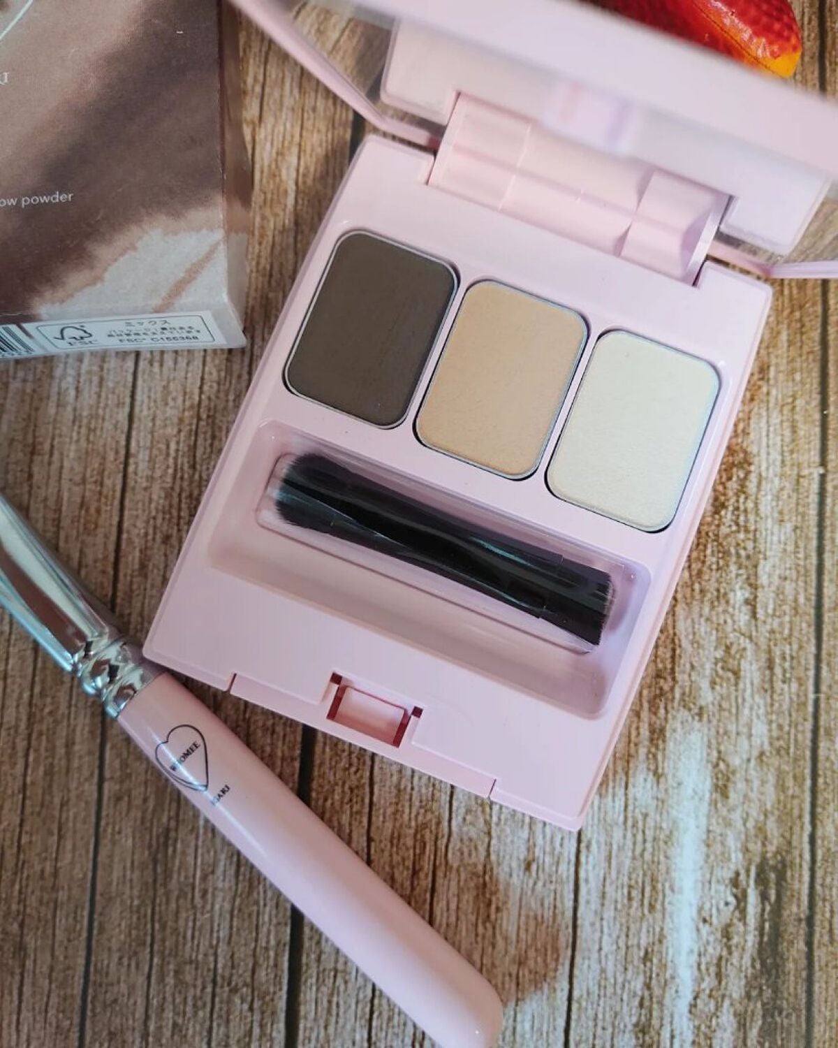 フーミー アイブロウブラシ 熊野筆/WHOMEE/メイクブラシを使ったクチコミ(3枚目)