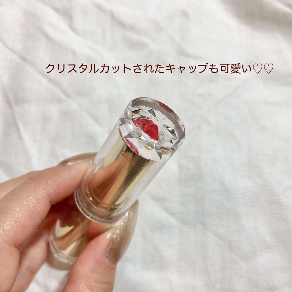 ラスティンググロスリップ/CEZANNE/口紅を使ったクチコミ（3枚目）