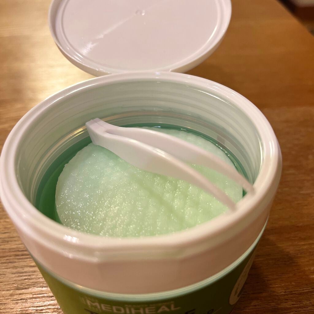 グリーンタンジェリン ビタCダークスポットケアパッド/goodal/トナーパッドを使ったクチコミ(3枚目)