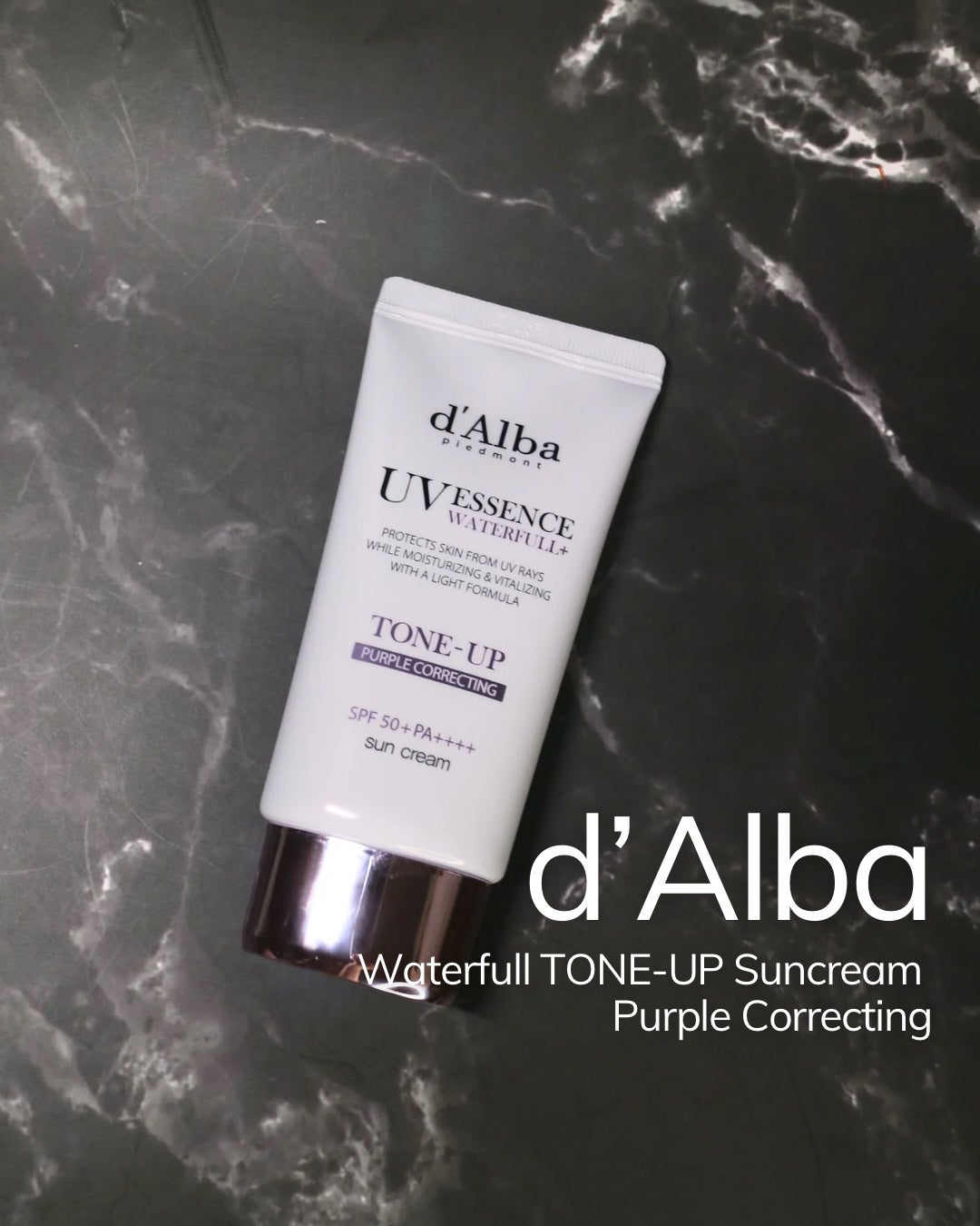 ダルバ ウォータフル トーンアップ サンクリーム(パープル)/ダルバ/日焼け止めクリームを使ったクチコミ(1枚目)