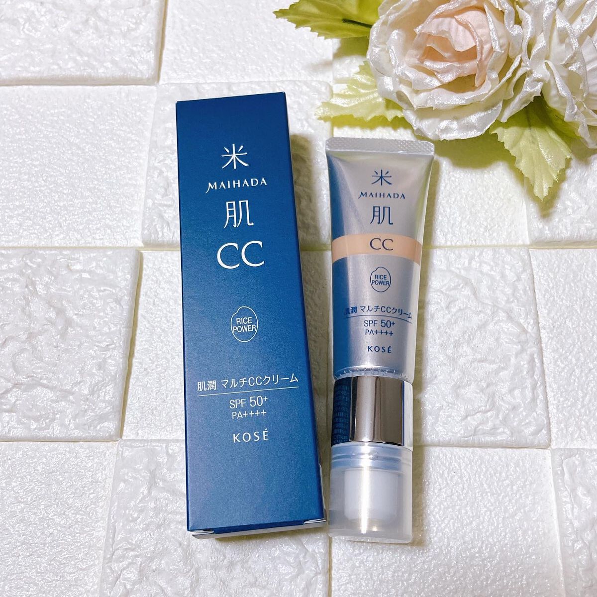 肌潤 マルチCCクリーム/米肌/CCクリームを使ったクチコミ(1枚目)