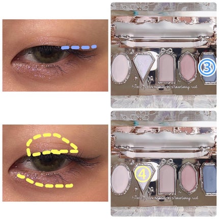 ジュエリーシャドウベール/キャンメイク/アイシャドウパレットを使ったクチコミ(7枚目)