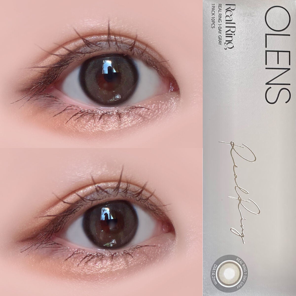 Real Ring 1day/OLENS/ワンデー(1DAY)カラコンを使ったクチコミ(2枚目)