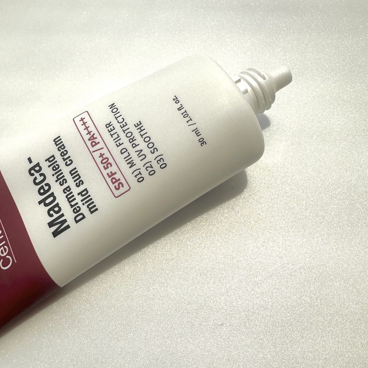 マデカ ダーマシールド マイルドサンクリーム/センテリアン24/日焼け止めクリームを使ったクチコミ（3枚目）