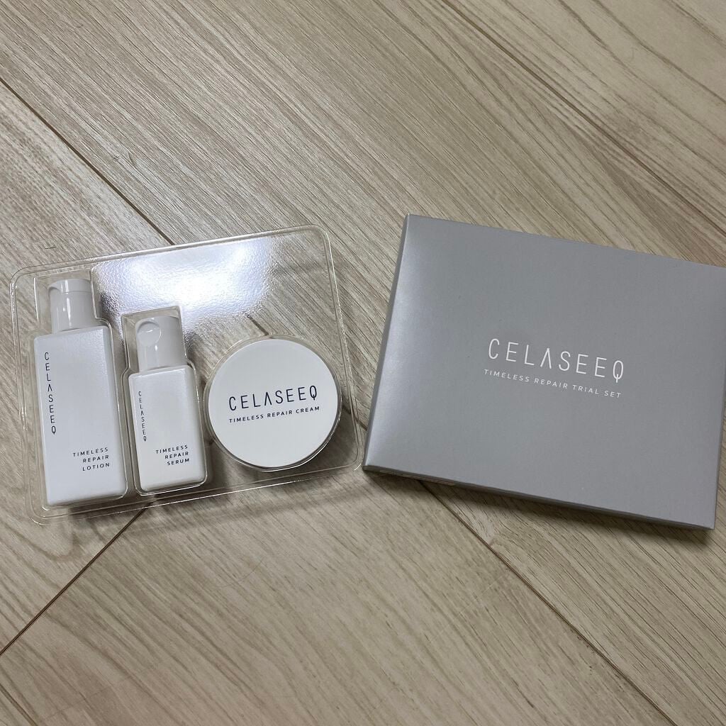 タイムレスリペア 未来肌おためしセット/CELASEEQ/スキンケアキットを使ったクチコミ(1枚目)