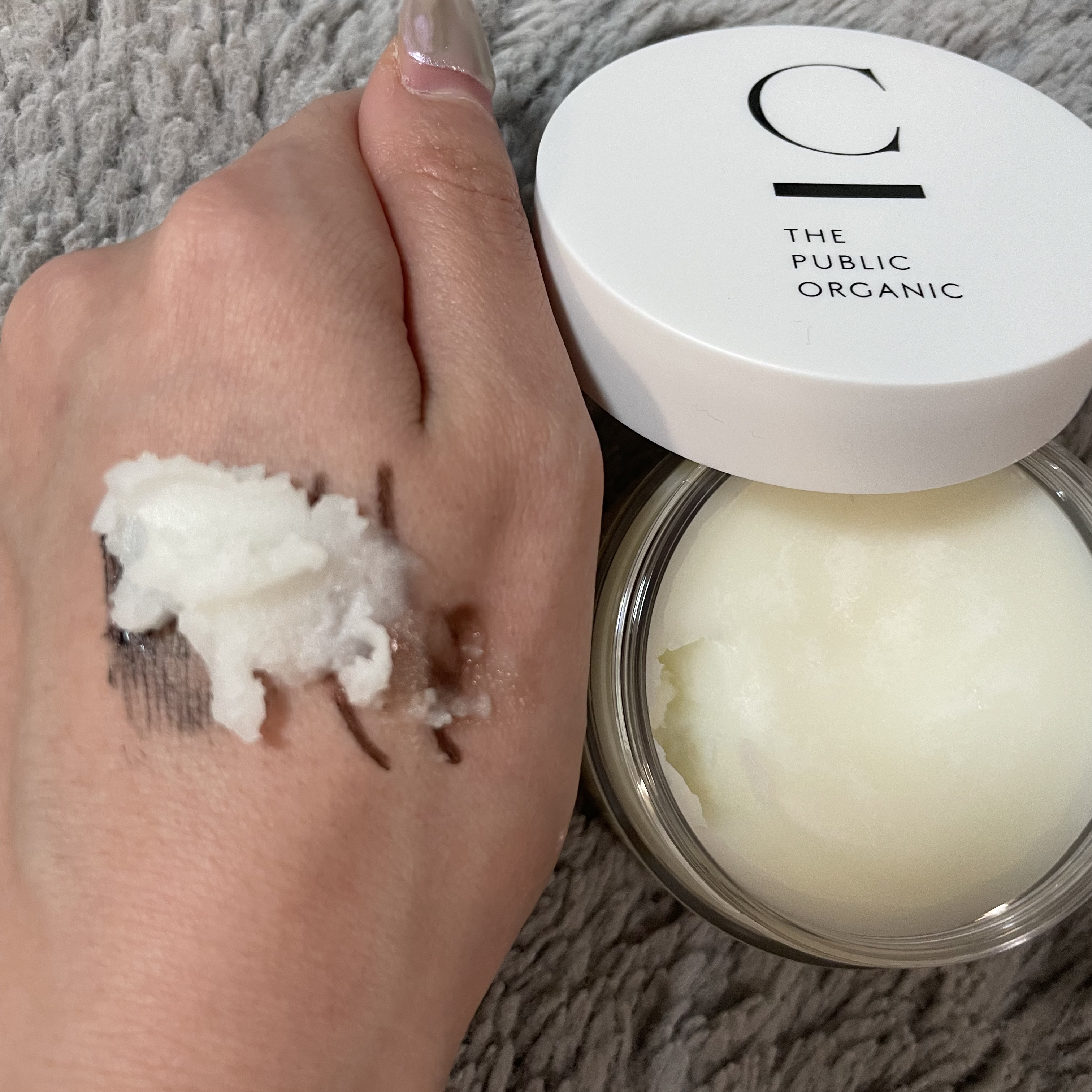  シンクロヌーディー フラワーバタークレンジングバーム/C THE PUBLIC ORGANIC/クレンジングバームを使ったクチコミ（3枚目）