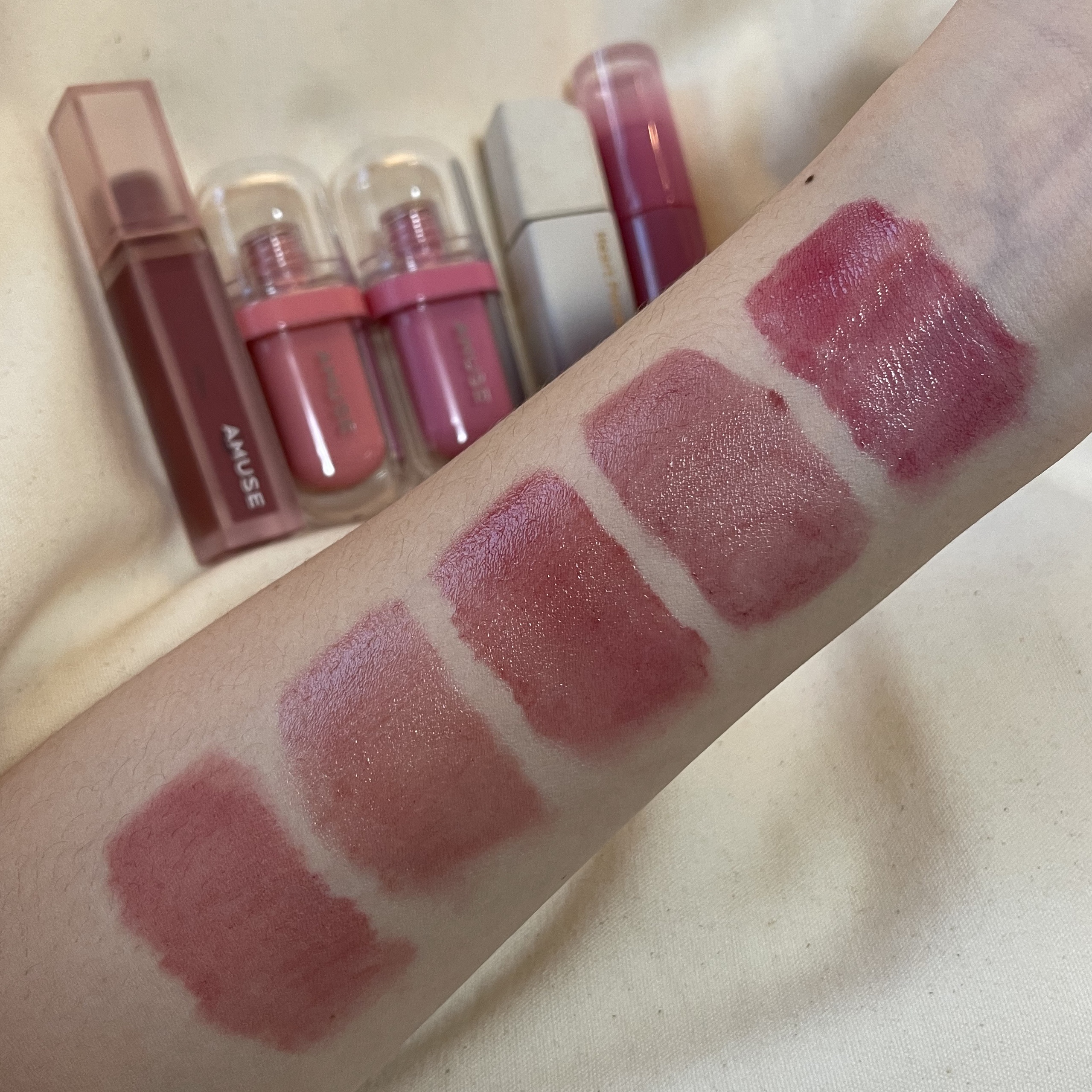 ドットオンムードピュアグロウティント/Heart Percent/リップティントを使ったクチコミ（3枚目）