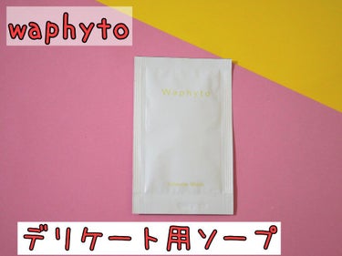 Intimate Wash インティメイト ウォッシュ/Waphyto/デリケートゾーンケアを使ったクチコミ（1枚目）