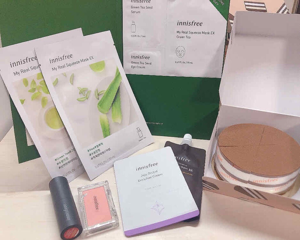 グリーンティーシード クリーム/innisfree/フェイスクリームを使ったクチコミ(3枚目)