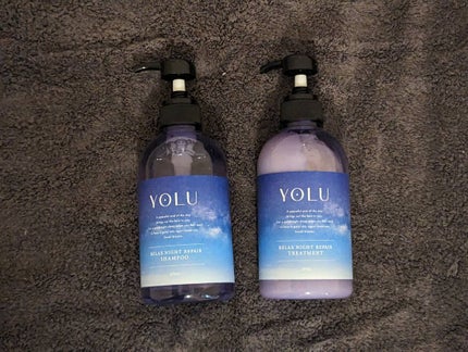 リラックスナイトリペア シャンプー/トリートメント/YOLU/市販シャンプーを使ったクチコミ(1枚目)