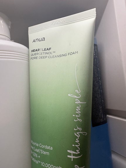 ドクダミポアディープクレンジングフォーム/Anua/洗顔フォームを使ったクチコミ(1枚目)