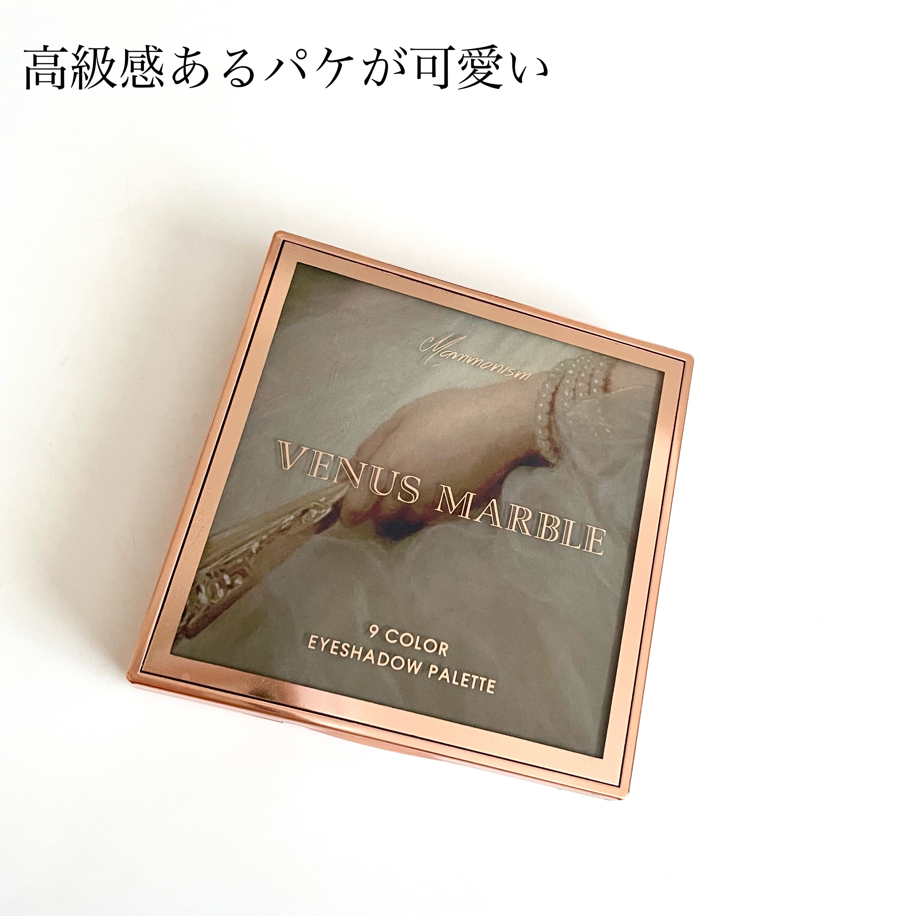VenusMarble 9色アイシャドウパレット/Venus Marble/アイシャドウパレットを使ったクチコミ（3枚目）