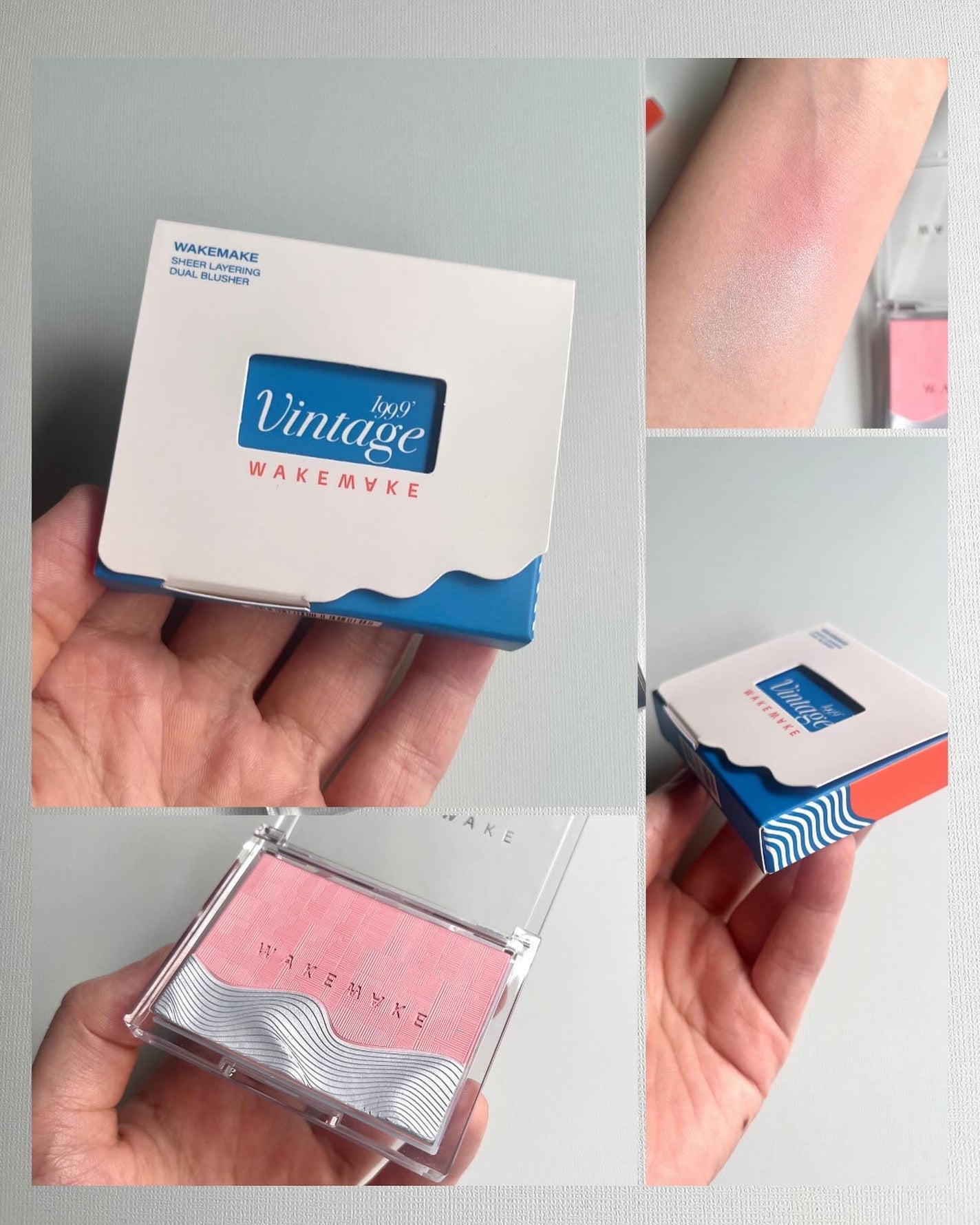 シアーレイヤリングデュアルブラッシャー/wakemake/パウダーチークを使ったクチコミ(6枚目)