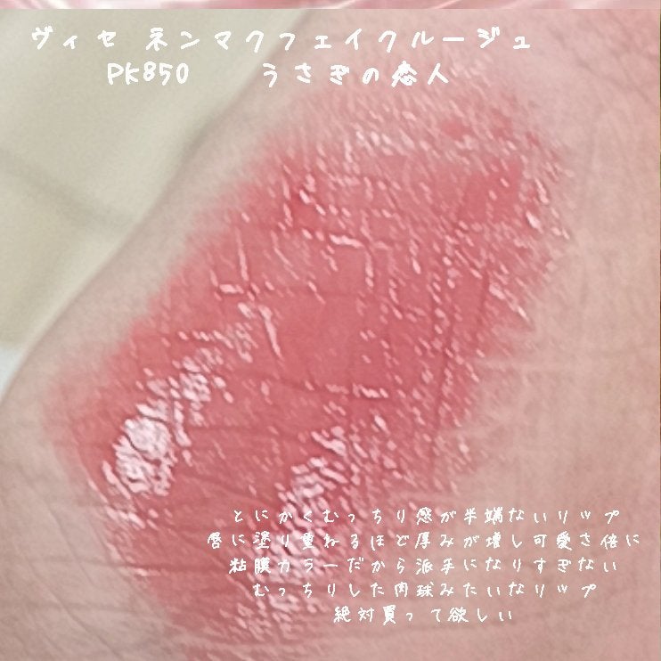 ネンマクフェイク ルージュ/Visée/口紅を使ったクチコミ(2枚目)