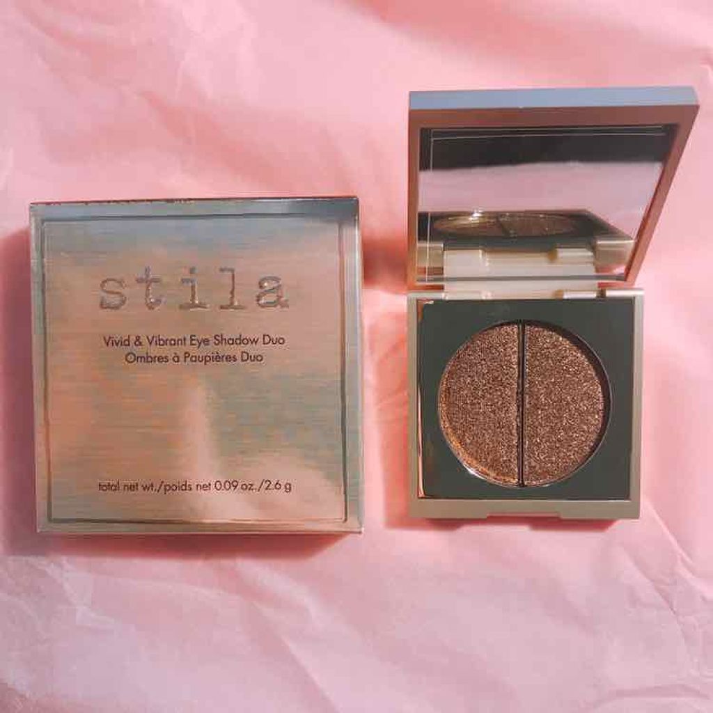 Vivid & Vibrant Eye Shadow Duo/stila/アイシャドウパレットを使ったクチコミ（2枚目）